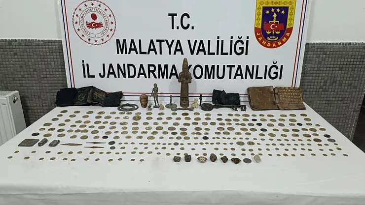 Malatya'da tarihi eser operasyonu: 2 gözaltı