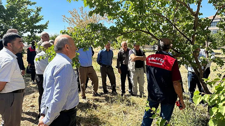 Malatya'da tarla okulu sahaya indi