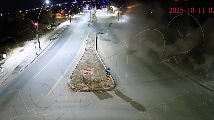 Malatya'da Trafik Kazaları KGYS Kameralarına Yansıdı