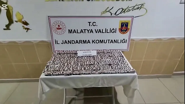 Malatya'da Valizden Binlerce Sentetik Hap Çıktı