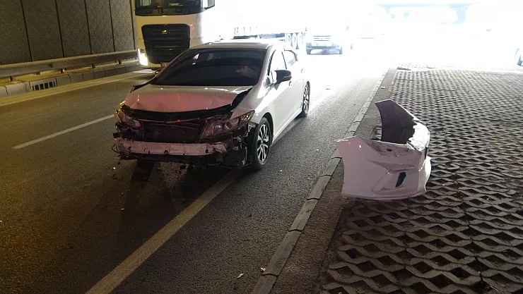 Malatya'da zincirleme trafik kazası! 2 yaralı!