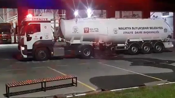 Malatya'dan Kahramanmaraş'taki orman yangınına destek