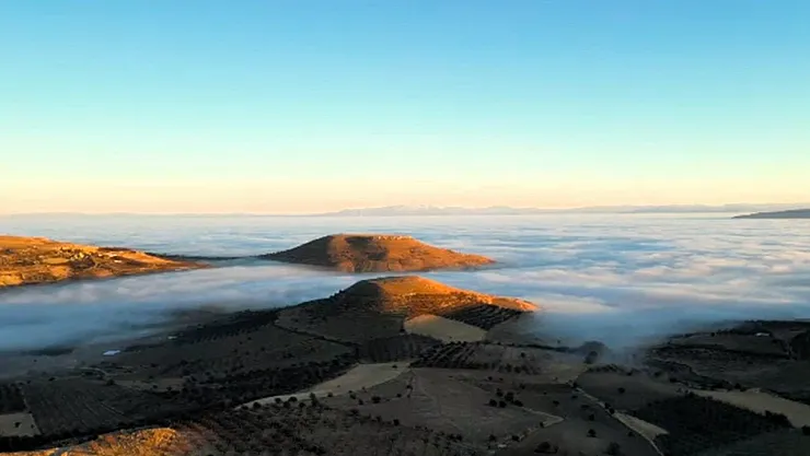 Malatya Yazıhan'da Büyüleyen Doğa Olayı