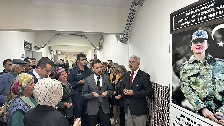 Malatya Yazıhan'da Şehit Komutana Vefa Kütüphanesi