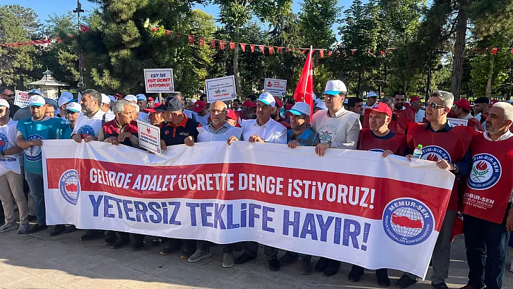 Memur-Sen Malatya'dan zam teklifine protesto!