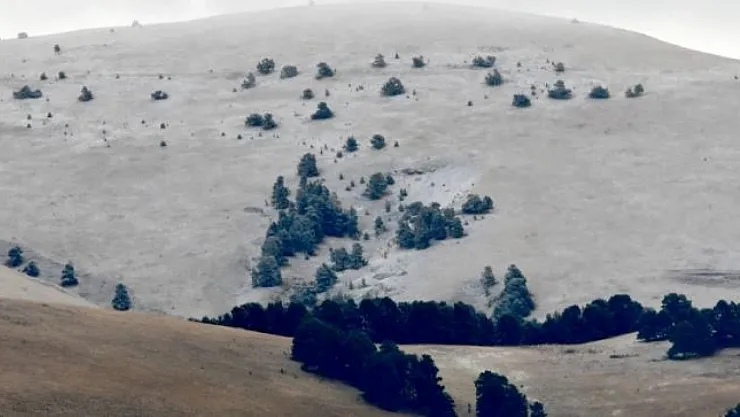 Mevsimin ilk karı o şehre yağdı!
