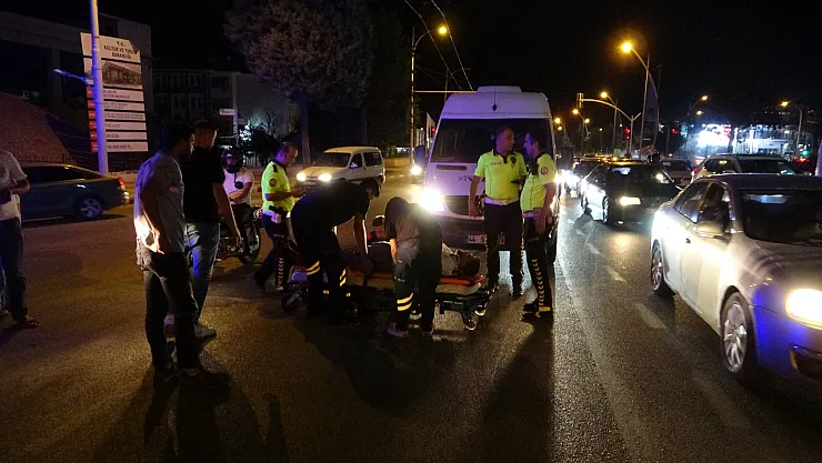 Motokurye Kazasında Bir Kişi Yaralandı