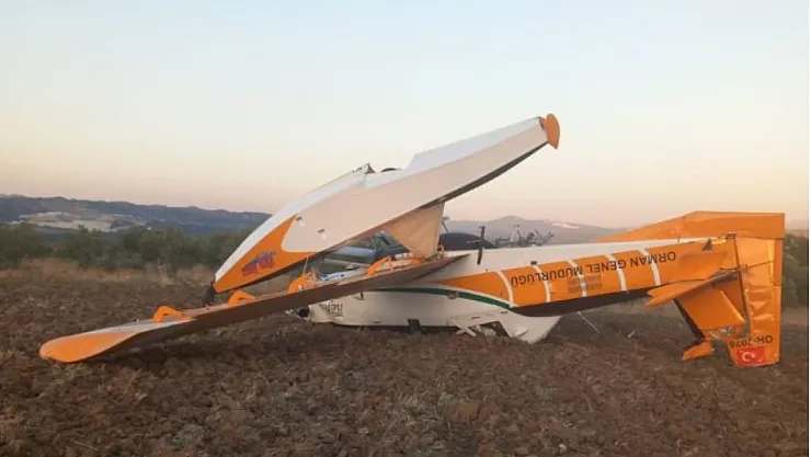 Muğla'da Yangın Söndürme Uçağı Acil İniş Yaptı!