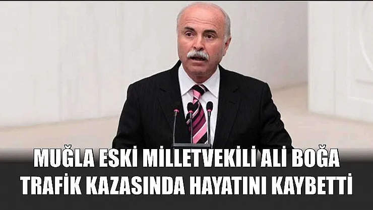 Muğla Siyasetinin Tanınan İsmi Ali Boğa Trafik Kazasında Hayatını Kaybetti