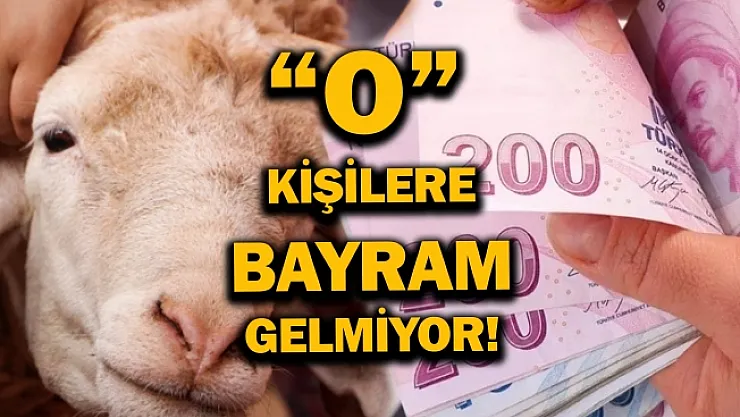 O kişilere bayram gelmiyor!