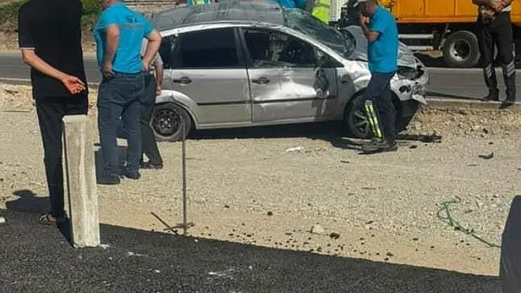 Otomobil takla attı: 1 yaralı