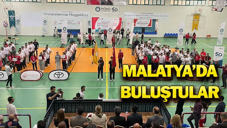 Özel sporcular Malatya'da buluştu