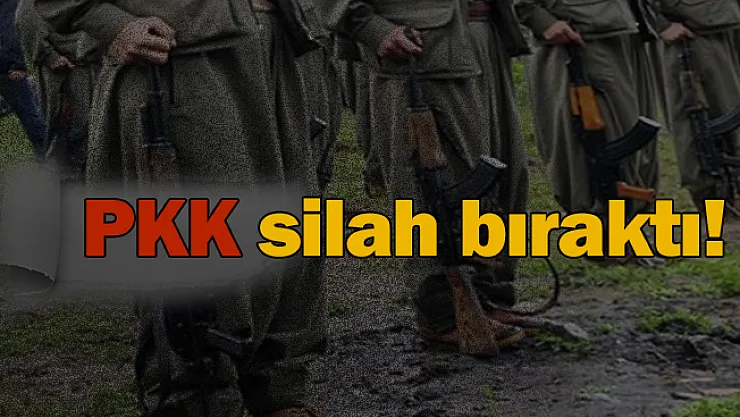 PKK silah bıraktı!