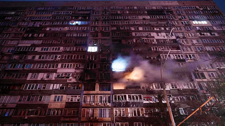 Rusya'dan Kiev'e geniş ölçekli saldırı: Füze ve İHA'larla saldırdılar