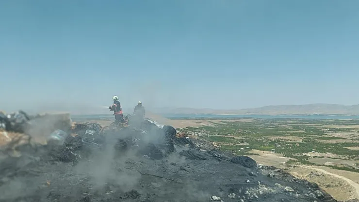 Şantiyede korkutan yangın