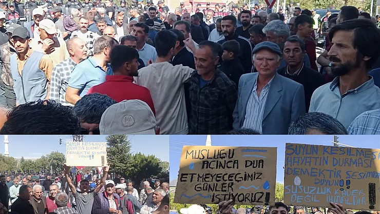 Su Sorunu Doğanşehir Erkenek'i Sokağa Döktü!