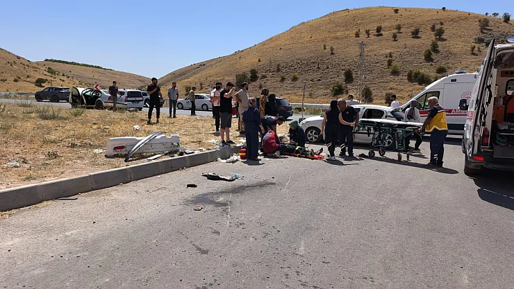 TİGEM kavşağında korkunç  kaza: 1 ölü, 4 yaralı