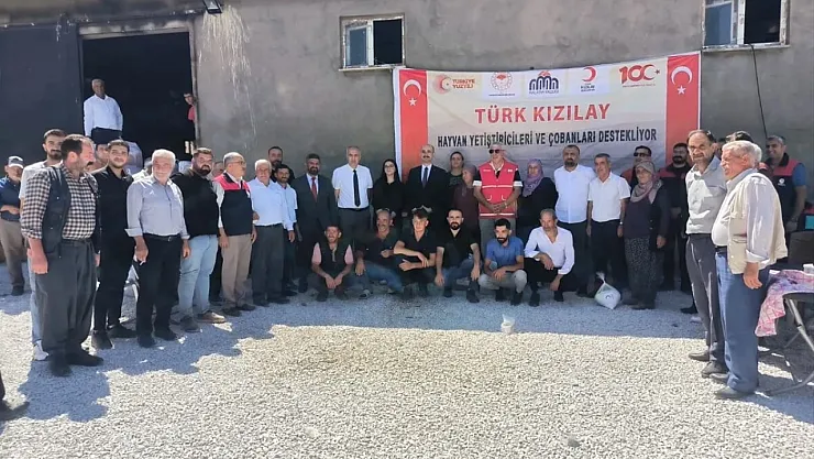 Türk Kızılay'dan Doğanşehir'de Çoban ve Yetiştiricilere Destek
