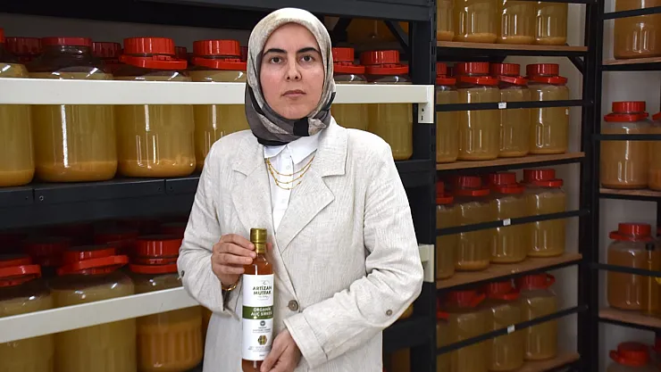 Vanlı Kadın Girişimci Doğal Sirke Üretimiyle Dünya Pazarına Açıldı