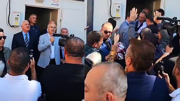 Vatandaş Ve Başkan Karşı Karşıya Geldi, Tansiyon Yükseldi