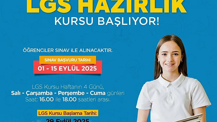 Yeşilyurt Belediyesi'nden Öğrencilere Ücretsiz LGS Desteği