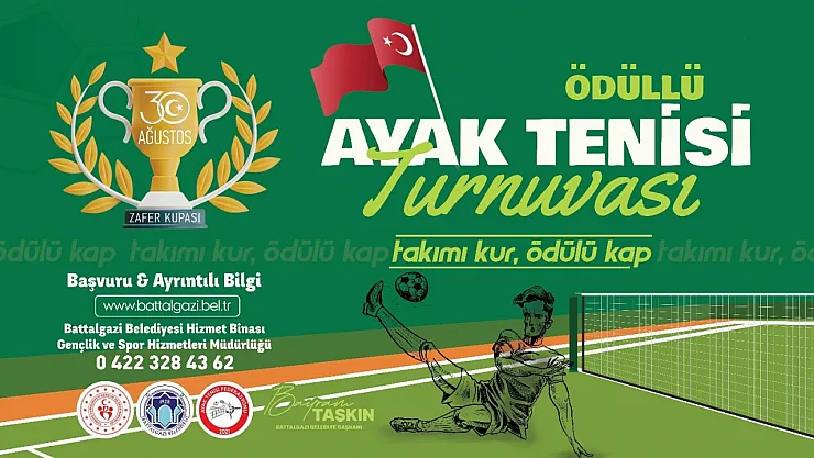 Zafer Bayramı'na Özel Ayak Tenisi Turnuvası