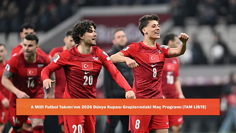 A Milli Futbol Takımı'nın 2026 Dünya Kupası Gruplarındaki Maç Programı (TAM LİSTE)