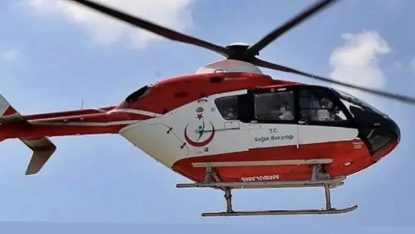 Darende'de Acil Sevk: Ambulans Helikopter Kalp Krizi İçin Havalandı!