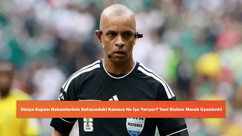 Dünya Kupası Hakemlerinin Kafasındaki Kamera Ne İşe Yarıyor? Yeni Sistem Merak Uyandırdı!