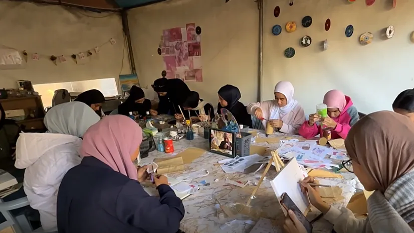 Gazze'de Savaşın Gri Atmosferinden Renkli Atölyeye: Yarının Sesleri