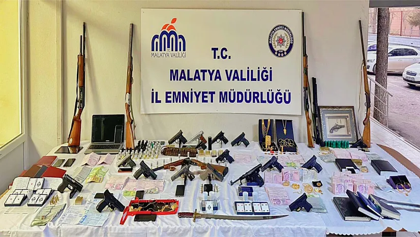 Malatya'da Suç Örgütlerine Büyük Darbe: 36 Şüpheli Yakalandı