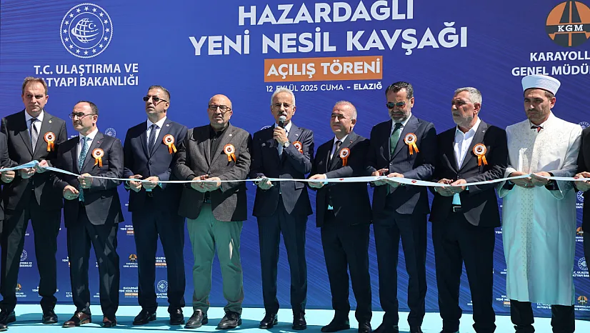 Malatya-Elazığ Karayolundaki Hazardağlı Kavşağı ulaşıma açıldı