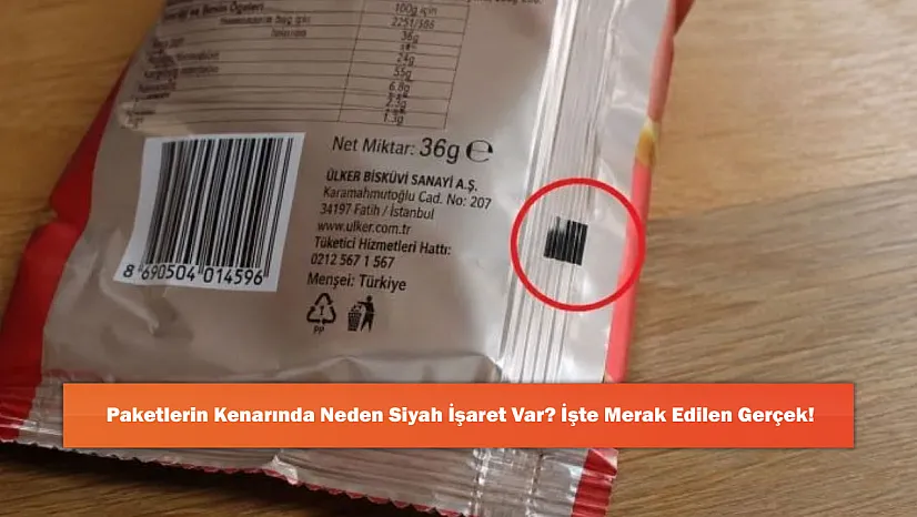Paketlerin Kenarında Neden Siyah İşaret Var? İşte Merak Edilen Gerçek!