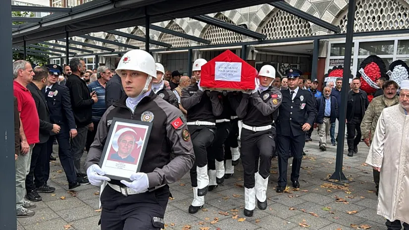 Rize'de Polis Memuru Şafak Yılmaz'a Veda!