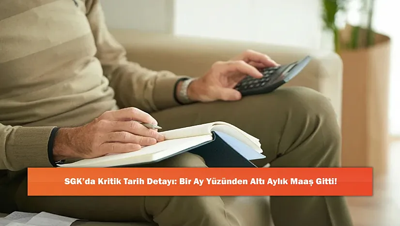 SGK'da Kritik Tarih Detayı: Bir Ay Yüzünden Altı Aylık Maaş Gitti!