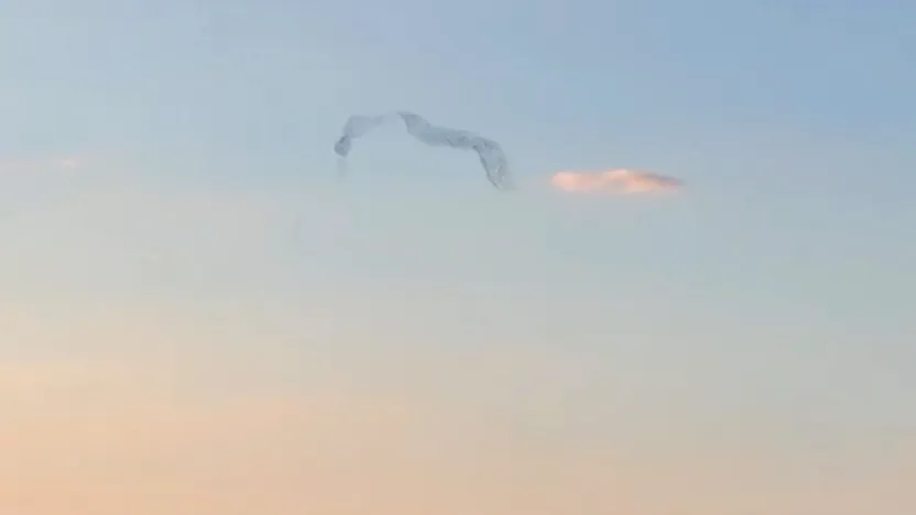 Akçadağ'da Doğanın Gösterisi! Kuşlar Gökyüzünde İz Bıraktı