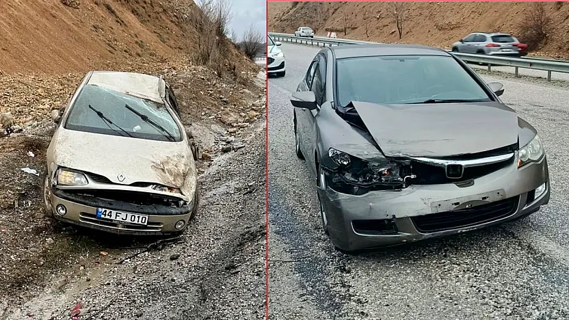 Aynı Noktada Peş Peşe Kaza: Malatya'da 7 Kişi Yaralandı