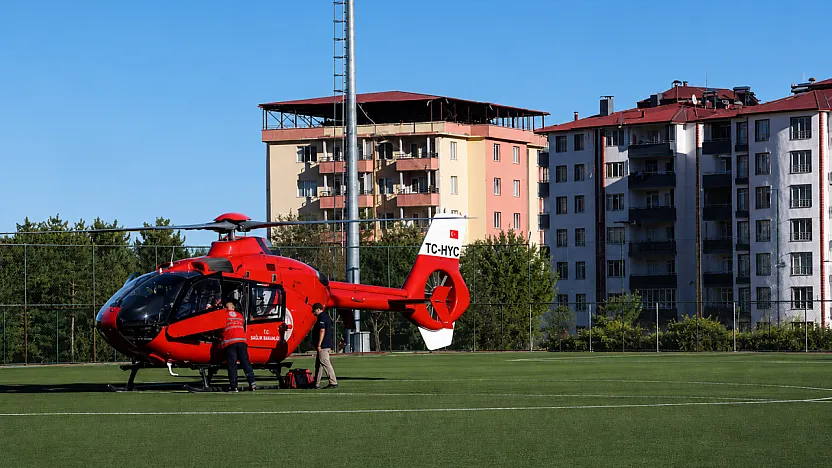 Darende'de Fenalaşan Yaşlı Hasta Hastaneye Kaldırıldı