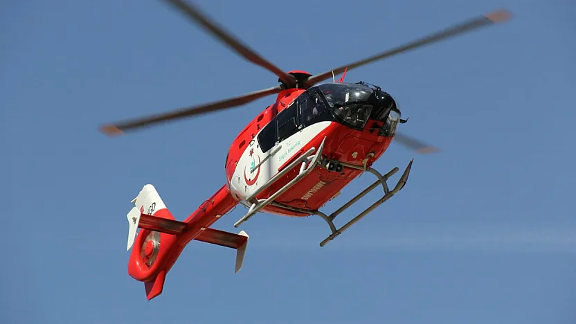 Darende'de Zamana Karşı Yarış! 76 Yaşındaki Hasta İçin Ambulans Helikopter Havalandı
