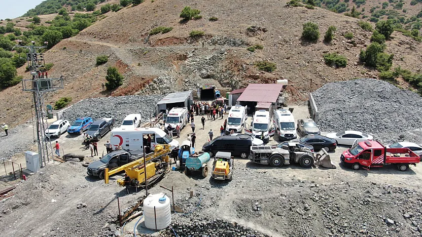 Elazığ'da maden ocağında göçük!