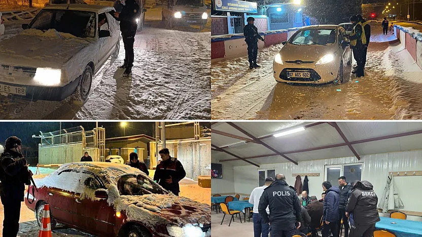 İlçe Emniyet ve Jandarma'dan Ortak Denetim!