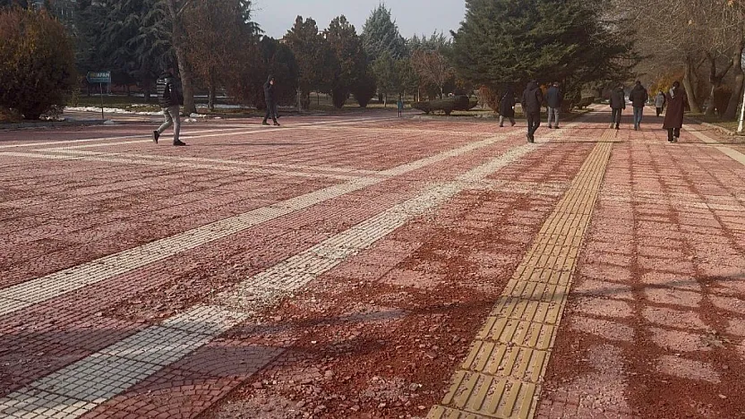 İnönü Üniversitesi'nde Arazi Yolu Manzarası!