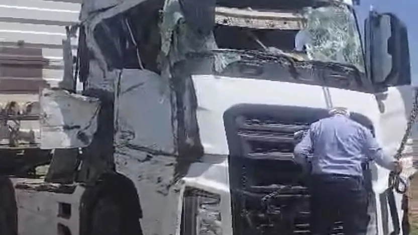 Malatya Arapgir'de Feci Kaza! Hayvan Yüklü Tır Devrildi, Yol Savaş Alanına Döndü