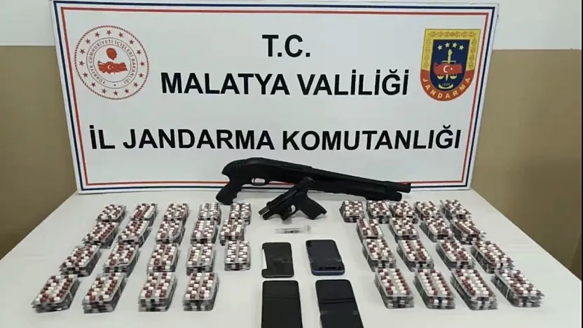 Malatya'da 1 Ton 628 Kilo Madde Ele Geçirildi