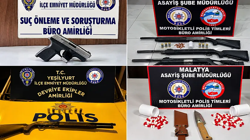 Malatya'da 5 Günlük Asayiş Bilançosu Açıklandı!