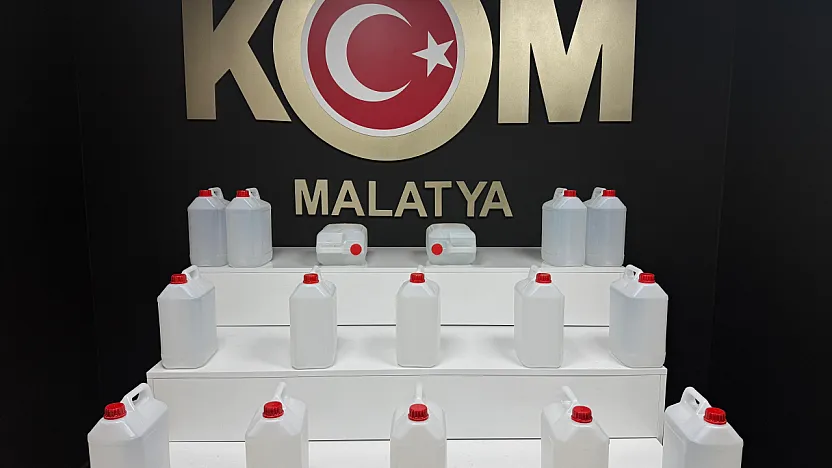 Malatya'da 76 Litre Etil Alkol Ele Geçirildi