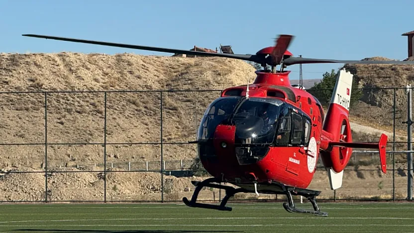 Malatya'da Ambulans Helikopter Seferber Oldu!