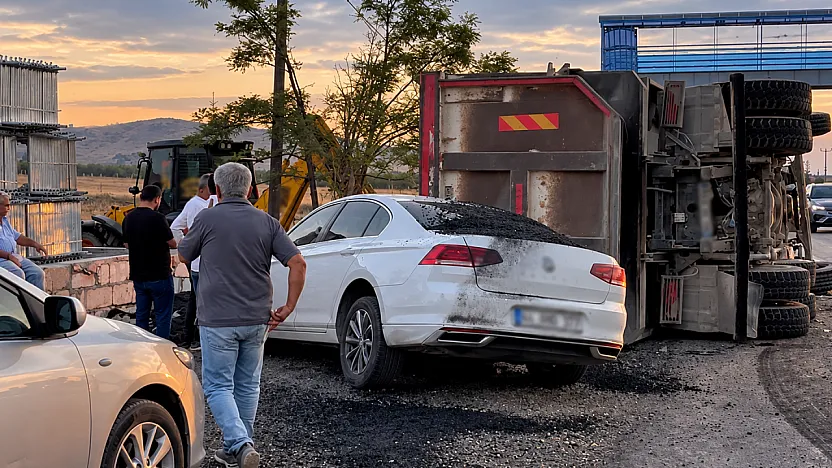 Malatya'da Asfalt Yüklü Kamyon Dehşeti! Katip Ağır Yaralandı
