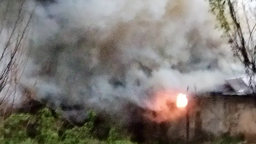 Malatya'da Büyük Panik! Depo Alevlere Teslim Oldu!