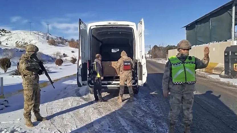 Malatya'da Düzensiz Göçmen Operasyonu